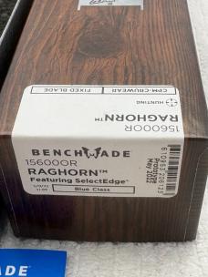 Benchmade 15600OR Raghorn Prototype Fixed Blade Hunting Knife NIB Made In USA