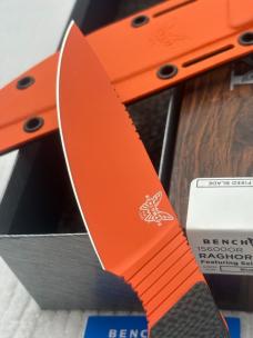 Benchmade 15600OR Raghorn Prototype Fixed Blade Hunting Knife NIB Made In USA