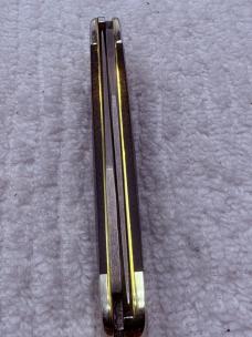Case 2012 USA 8 Dot Hard To Find Muskrat 06244 Black G-10 Handles 