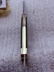 Case 2012 USA 8 Dot Hard To Find Muskrat 06244 Black G-10 Handles 
