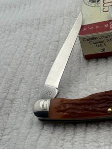 Camillus Cutlery Co Camillus NY USA Vintage Very Hard To Find Model 20 Muskrat