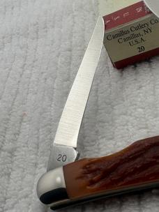 Camillus Cutlery Co Camillus NY USA Vintage Very Hard To Find Model 20 Muskrat