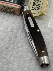 Schrade USA Old Timer 77OT Small Game Pocket Knife Improved Muskrat