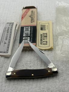 Schrade USA Old Timer 77OT Small Game Pocket Knife Improved Muskrat