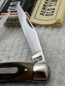 Schrade USA Old Timer 77OT Small Game Pocket Knife Improved Muskrat