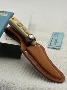 Schrade Scrimshaw USA 1994 Ltd Ed Great American Outdoor Series #1232 / 1500