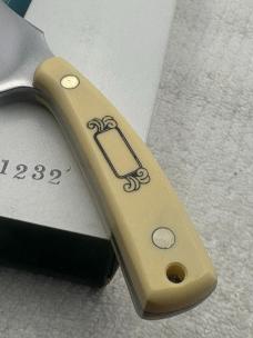 Schrade Scrimshaw USA 1994 Ltd Ed Great American Outdoor Series #1232 / 1500