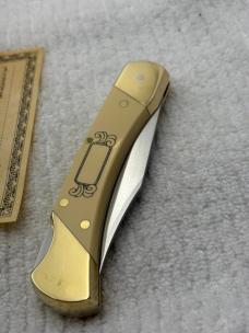 Schrade Scrimshaw USA 1994 Ltd Ed Great Outdoor Series 507SC Folding Hunter 