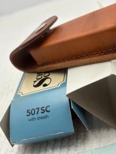 Schrade Scrimshaw USA 1994 Ltd Ed Great Outdoor Series 507SC Folding Hunter 