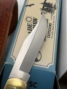 Schrade Scrimshaw USA 1994 Ltd Ed Great Outdoor Series 507SC Folding Hunter 