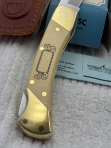 Schrade Scrimshaw USA 1994 Ltd Ed Great Outdoor Series 507SC Folding Hunter 