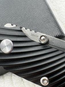 Kizer Cutlery K14419AA Silver Sunburst Lightweight Folding Knife Discontinued