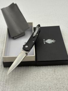 Kizer Cutlery K14419AA Silver Sunburst Lightweight Folding Knife Discontinued
