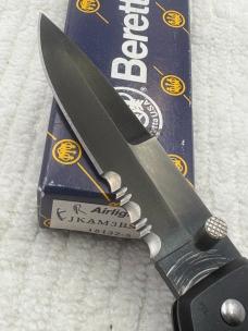 Beretta Quality Made In Japan Airlight JKAM3BSAB Vintage Mid Lock Pocket Knife 