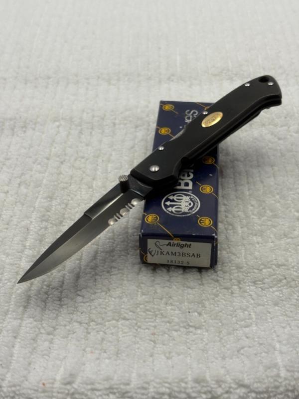 Beretta JKAM3BSAB Airlight Vintage Mid Lock Pocket Knife Quality Made In Japan Beretta JKAM3BSAB Airlight Vintage Mid Lock Pocket Knife Quality Made In Japan