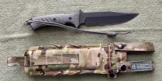 ???? CHRIS REEVE PACIFIC COMBAT KNIFE 6" CLIP POINT SERRATED EDGE MAGNACUT BLADE