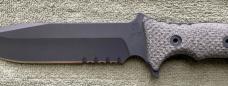 ???? CHRIS REEVE PACIFIC COMBAT KNIFE 6" CLIP POINT SERRATED EDGE MAGNACUT BLADE