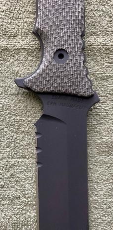???? CHRIS REEVE PACIFIC COMBAT KNIFE 6" CLIP POINT SERRATED EDGE MAGNACUT BLADE