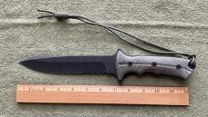 ???? CHRIS REEVE GREEN BERET KNIFE 7" SPEAR POINT SERRATED EDGE MAGNACUT BLADE NEW