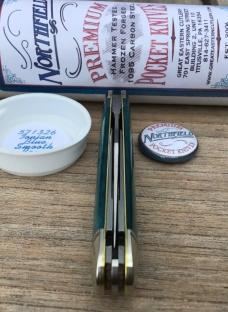 Great Eastern Cutlery 571326 Northfield Geppetto Whittler Ionian Blue Gorgeous!