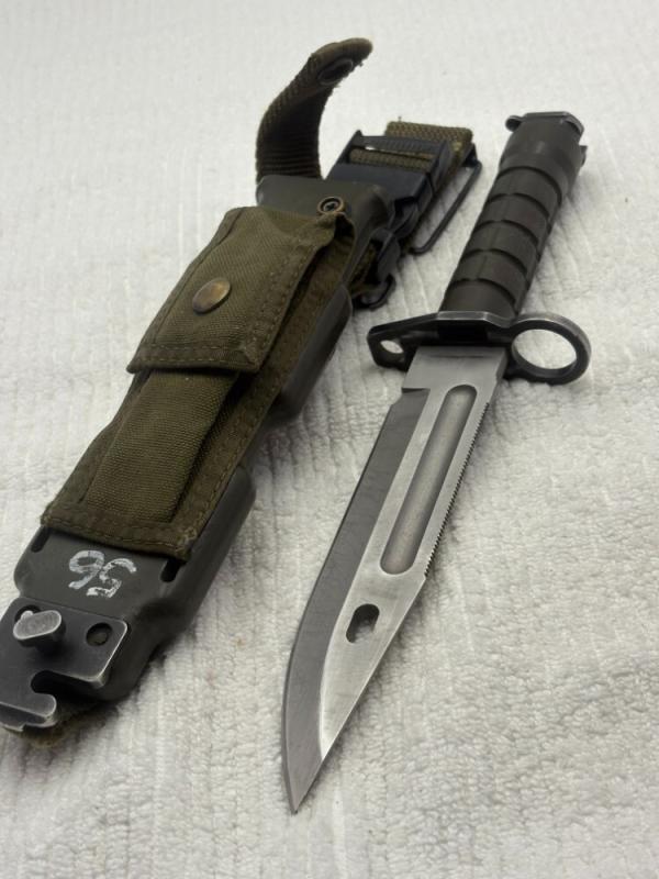 M9 Phrobis III USA Military Fixed Blade Bayonet, Survival or Camping Knife M9 Phrobis III USA Military Fixed Blade Bayonet, Survival or Camping Knife