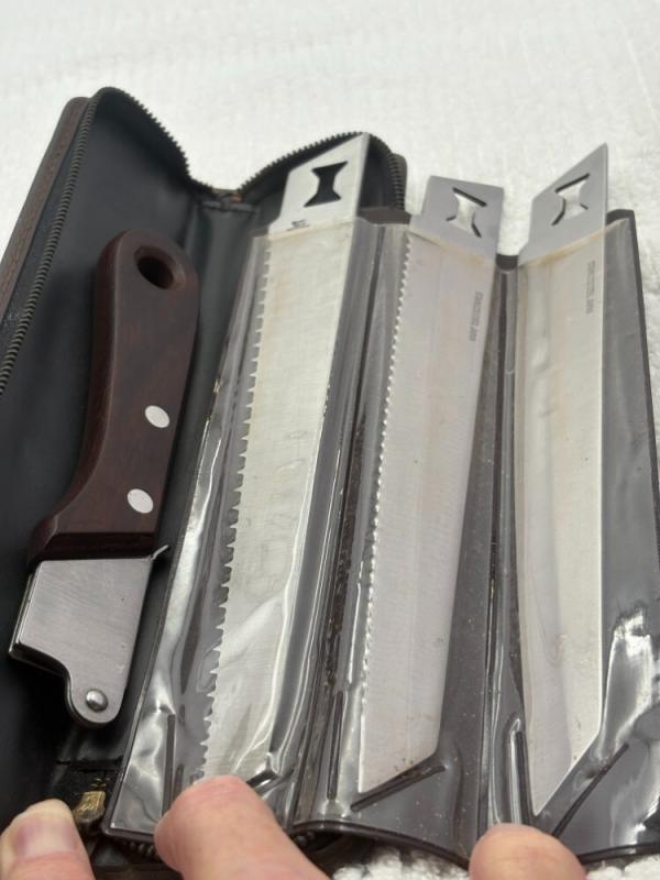 Kershaw Camp Kit Vintage Made In Japan 3 Blade Survival Set Kershaw Camp Kit Vintage Made In Japan 3 Blade Survival Set