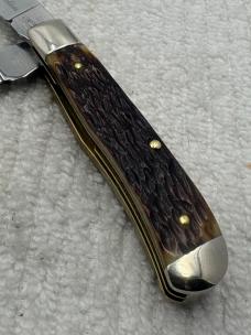 Queen Master Cutter Collection 77 Trapper 2 Knife Bone Handle Set