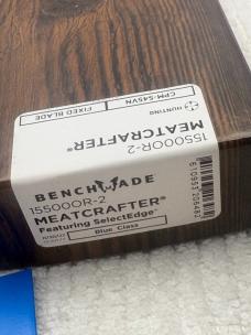 Benchmade 15500OR-2 Meatcrafter Professional Grade Meat Processing Fixed Blade