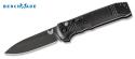 Benchmade 4400BK Casbah AUTO-3.4" Black Plain Edge CPM-S30V Blade-Textured Black Grivory Handle-NEW