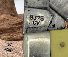 CASE XX 3375 CV YELLOW DELRIN LARGE PREMIUM STOCKMAN KNIFE USA 3375 CV 2000 (12)