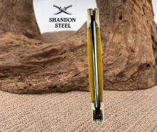 Case XX USA 62131 CV Canoe 2 Blade Brown Bone Handle Carbon Steel 2002 (16)