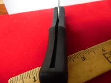 SCHRADE IRELAND 4" LOCK BACK RUBBER GRIPS PART SERRATED AS FOUND MINT UNUSED 