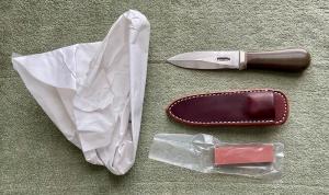 Randall Made Knife Model 24 Guardian Green Micarta New