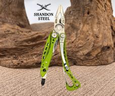 Leatherman Skeletool Multitool Green Pliers Knife Bottle Opener Screwdriver (11)