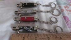 Group of 4 Italian Stiletto Keychain knives