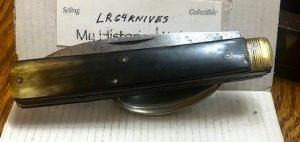 MINT 1800's CAMP KNIFE CAST STEEL
