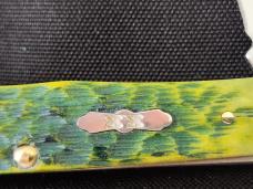 2025 Case Green Apple Bone Peach Seed Trapper NIB