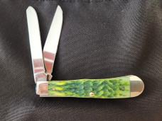 2025 Case Green Apple Bone Peach Seed Trapper NIB