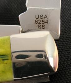 2025 Case Green Apple Bone Peach Seed Trapper NIB