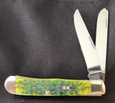 2025 Case Green Apple Bone Peach Seed Trapper NIB