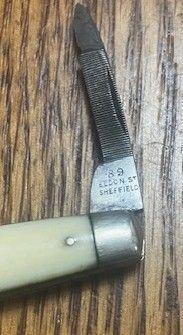 WHAT MORE COULD YOU WANT 1800's JONATHON CROOKES SHEFFIELD IVORY HANDLES