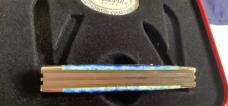 Case xx Coca Cola Congress (6468) w/ Nice Blue Bone Handles -NOS in Orig tin