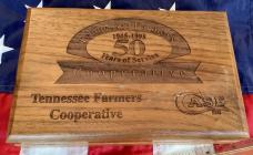 Case xx Tennessee Farmers Co-Op Trapper Knife w/ Sweet Greenish Brown Bone Handles (mdl# 6254 SS)