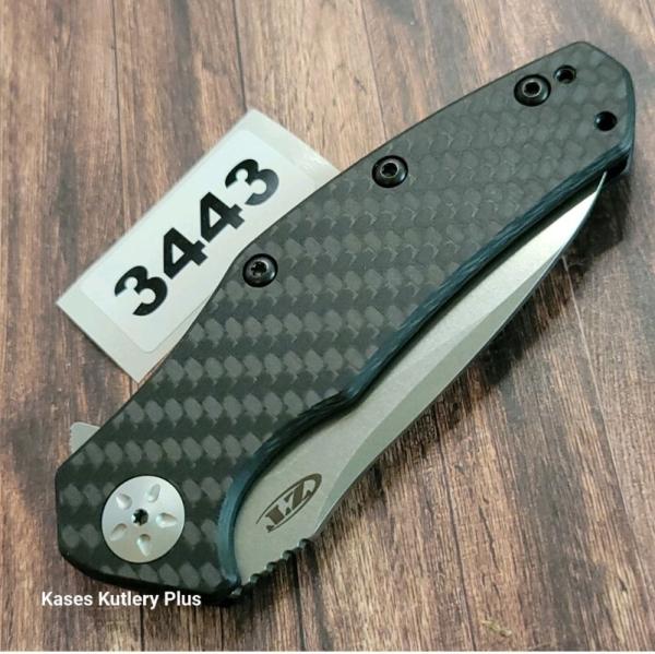Zero Tolerance ZT Ken Onion 0770CF A-O Liner Lock 4.38" Closed Pocket Knife Zero Tolerance ZT Ken Onion 0770CF A-O Liner Lock 4.38" Closed Pocket Knife