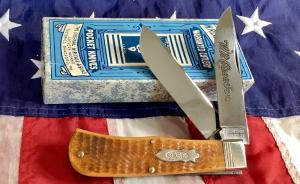 Case xx Case Classic 1992 Large Trapper mdl 6223 w Honey Brown Bone Handles -NOS Orig Box
