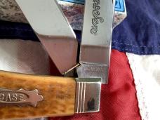 Case xx Case Classic 1992 Large Trapper, mdl# 6223, w/ Honey Brown Bone Handles -NOS +Orig Box