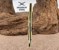 Marbles Cheetah Folding Lock Back Folding Knife Imitation Stag handles (22)