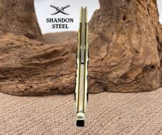 Marbles Cheetah Folding Lock Back Folding Knife Imitation Stag handles (22)