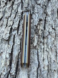JEFF PEARCE CUSTOM CANVAS G.E. IVORY MICARTA CPM 154 SHEEPS FOOT BARLOW