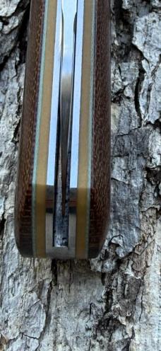 JEFF PEARCE CUSTOM CANVAS G.E. IVORY MICARTA CPM 154 SHEEPS FOOT BARLOW